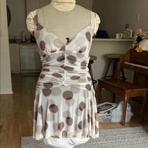 Polka Dot Babydoll Dress